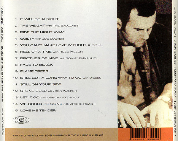 Jimmy Barnes : Flesh And Wood (CD, Album, RE)