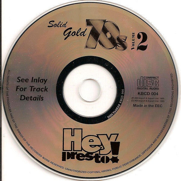 Various : Solid Gold 70s Volume 2 (CD, Comp)