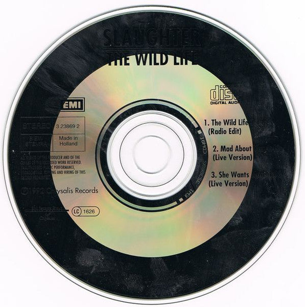 Slaughter : The Wild Life (CD, Single)