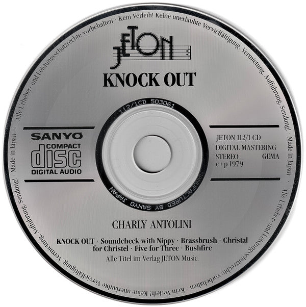 Charly Antolini : Knock Out (CD, Album, RE, RM)