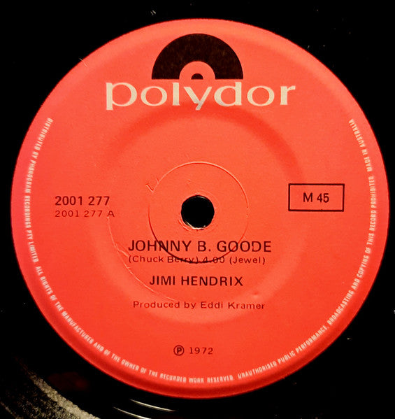 Jimi Hendrix : Johnny B. Goode / Little Wing (7", Single)
