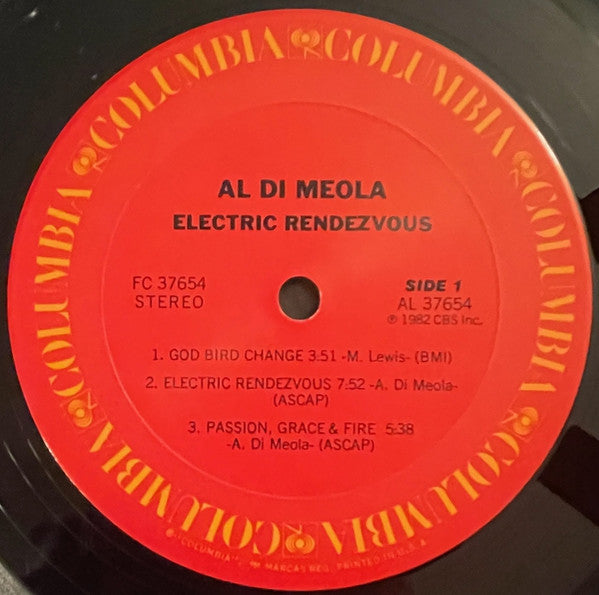 Al Di Meola : Electric Rendezvous (LP, Album, Ter)