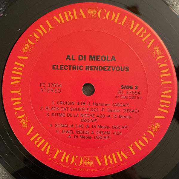 Al Di Meola : Electric Rendezvous (LP, Album, Ter)