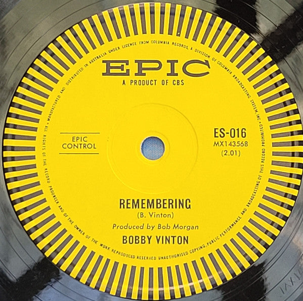 Bobby Vinton : Tell Me Why / Remembering (7", Single)
