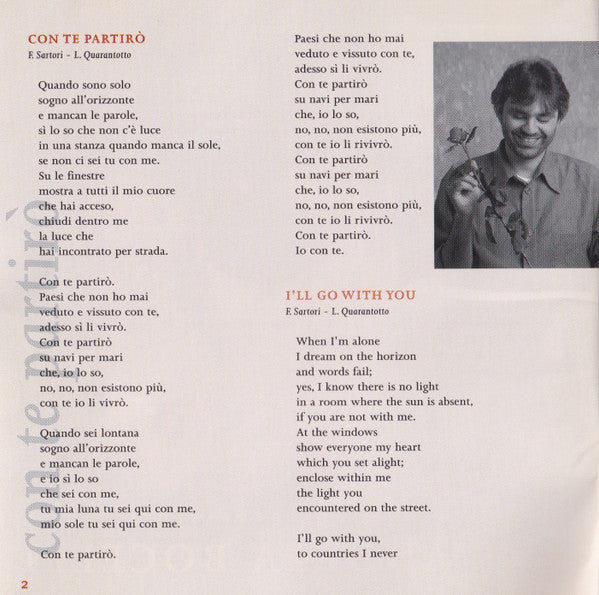 Andrea Bocelli : Romanza (CD, Album, Comp)