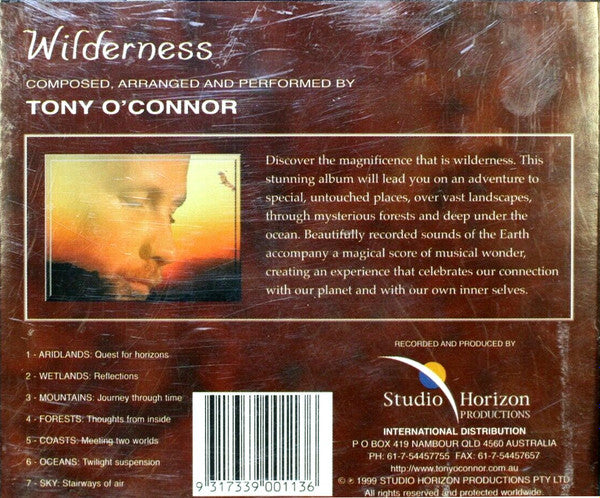 Tony O'Connor (2) : Wilderness (CD, Album, RE)