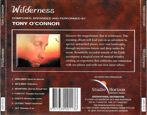 Tony O'Connor (2) : Wilderness (CD, Album, RE)