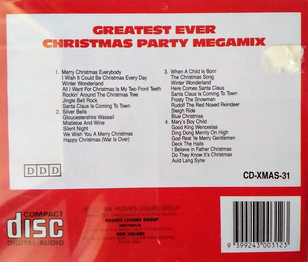 Unknown Artist : Greatest Ever Christmas Party Megamix (CD, Mixed, RE)