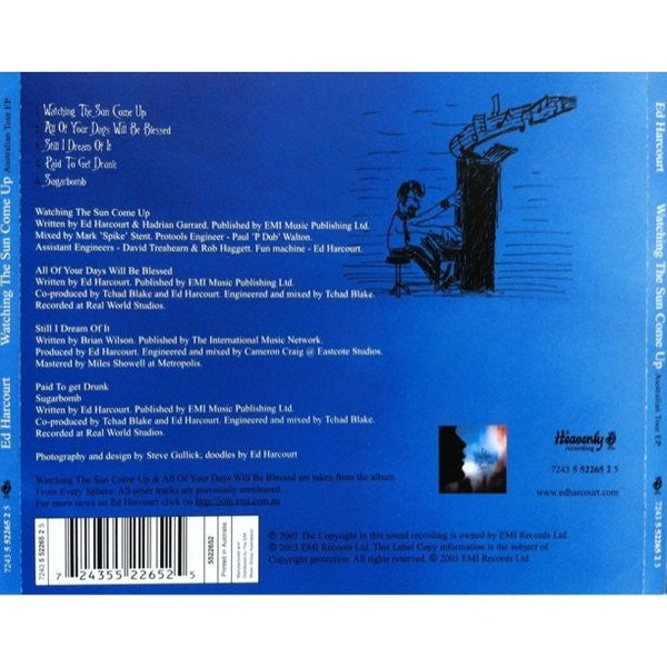 Ed Harcourt : Watching The Sun Come Up: Australian Tour EP (CD, EP)