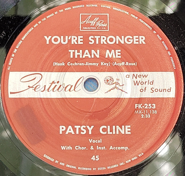 Patsy Cline : So Wrong (7", Single)