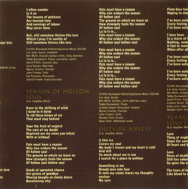 k.d. lang : Ingénue (CD, Album)