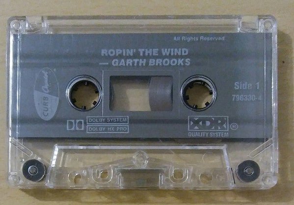 Garth Brooks : Ropin' The Wind (Cass, Album, XDR)