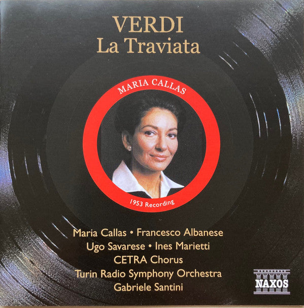 Giuseppe Verdi / Maria Callas, Francesco Albanese, Ugo Savarese, Ede Marietti Gandolfo, Mariano Caruso, Coro Cetra, Orchestra Sinfonica Di Torino Della RAI, Gabriele Santini (2) : La Traviata (2xCD, Album)