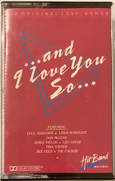 Various : And I Love You So (Cass, Comp)