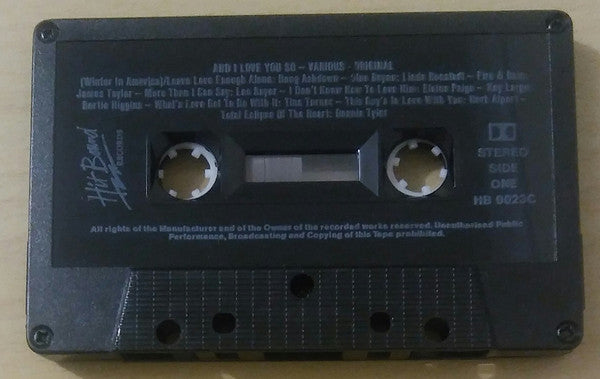 Various : And I Love You So (Cass, Comp)