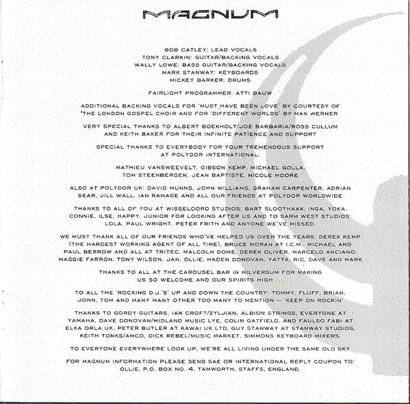 Magnum (3) : Wings Of Heaven (CD, Album, RE)