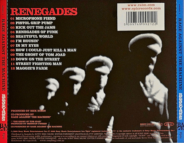 Rage Against The Machine : Renegades (CD, Album, RE)