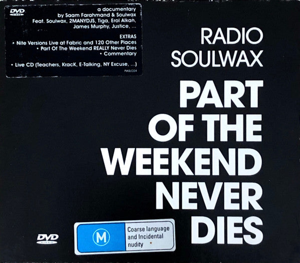 Radio Soulwax* : Part Of The Weekend Never Dies (DVD-V, PAL + CD, Album)