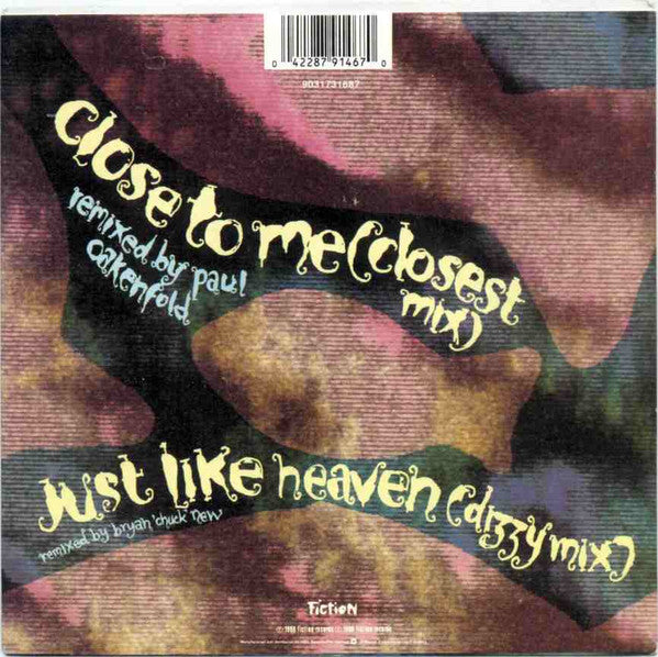 The Cure : Close To Me · Remix (7", Single)