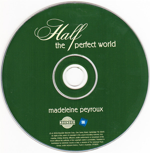 Madeleine Peyroux : Half The Perfect World (CD, Album)
