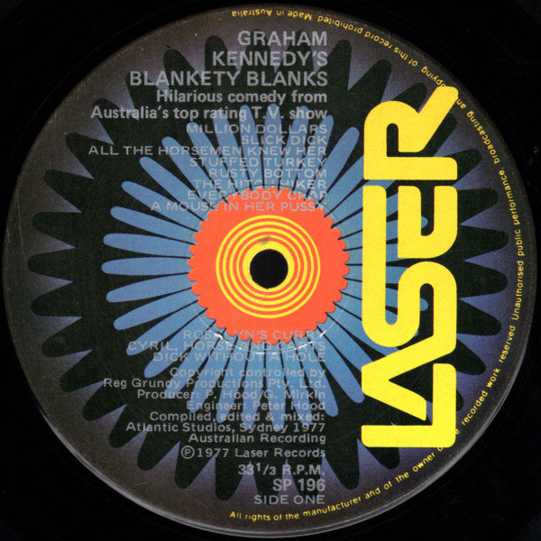 Graham Kennedy (6) : Blankety Blanks (LP, Album)
