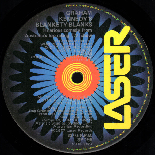 Graham Kennedy (6) : Blankety Blanks (LP, Album)