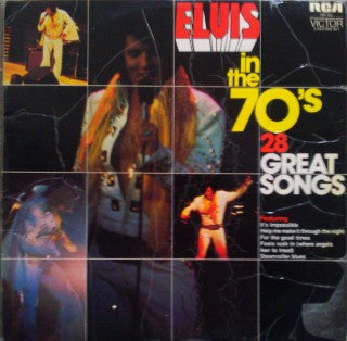 Elvis Presley : Elvis In The 70's (2xLP, Comp, Tan)