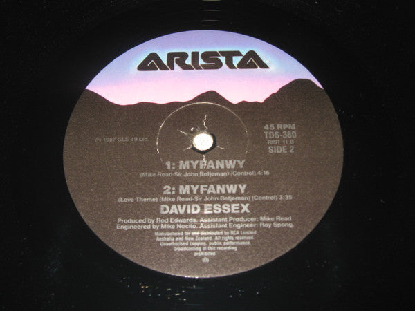 David Essex : Myfanwy (Long Version) (12", Single)