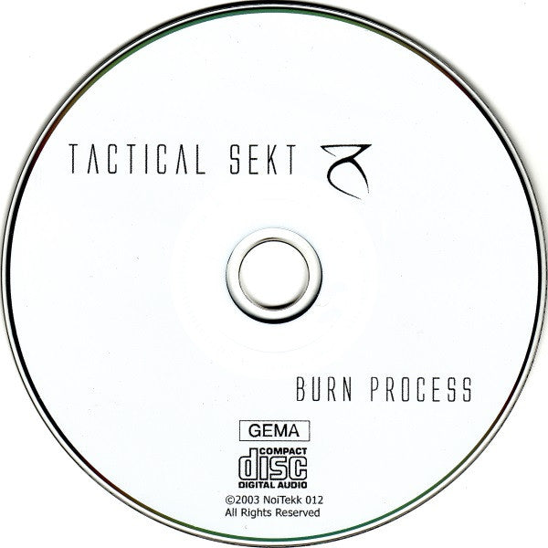 Tactical Sekt : Burn Process (CD, Album)