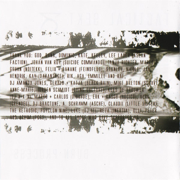 Tactical Sekt : Burn Process (CD, Album)