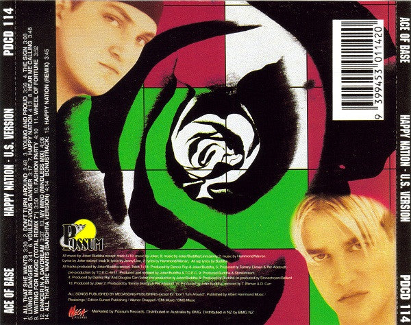 Ace Of Base : Happy Nation (U.S. Version) (CD, Album)