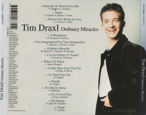 Tim Draxl : Ordinary Miracles (CD, Album)