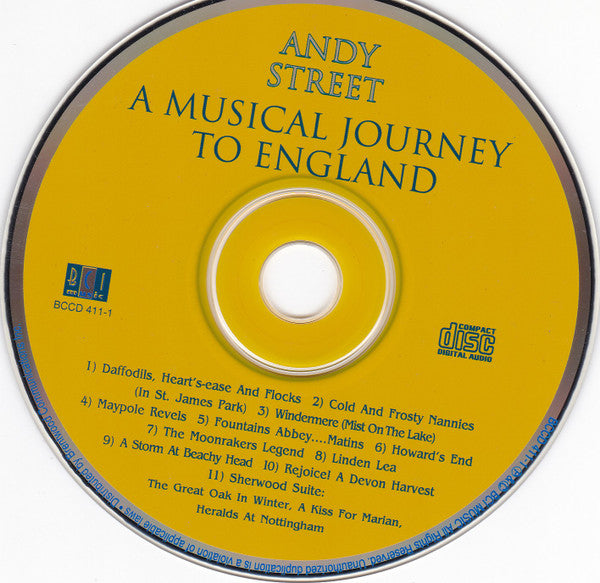Andy Street : A Musical Journey To England (CD, Album)