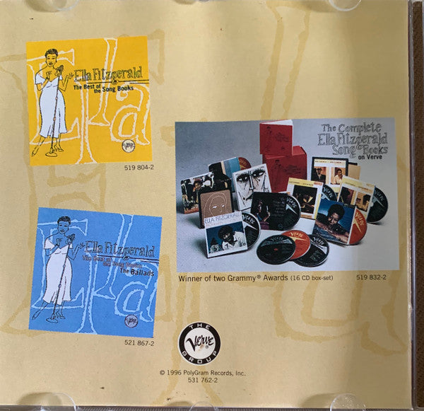 Ella Fitzgerald : Love Songs: Best Of The Verve Song Books (CD, Comp)