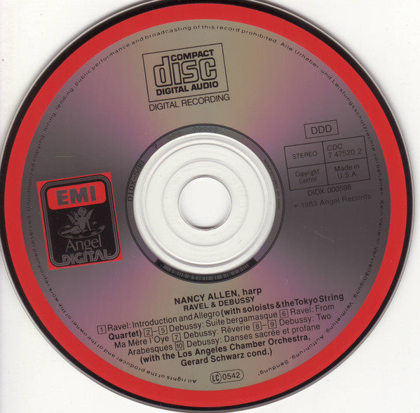 Nancy Allen (2) : Ravel & Debussy (CD, Album, RE)