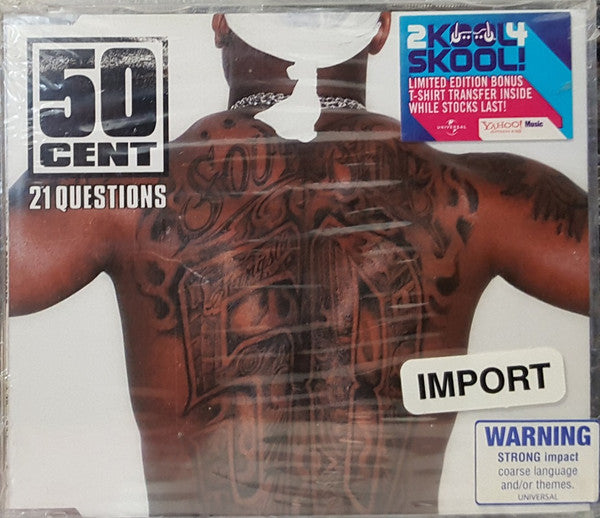 50 Cent : 21 Questions (CD, Single, Enh, Ltd)
