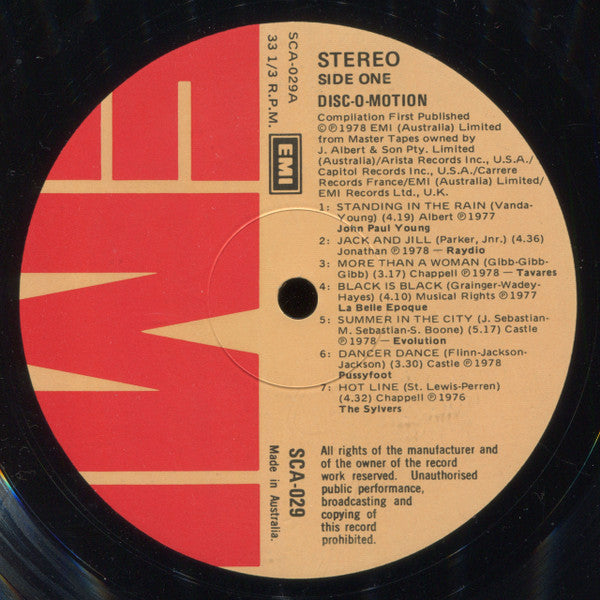Various : Disc-O-Motion (LP, Comp)