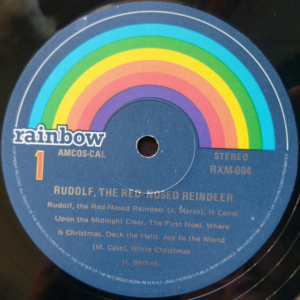 The Peppermint Kandy Kids : Rudolph The Red Nosed Reindeer (LP, Album)