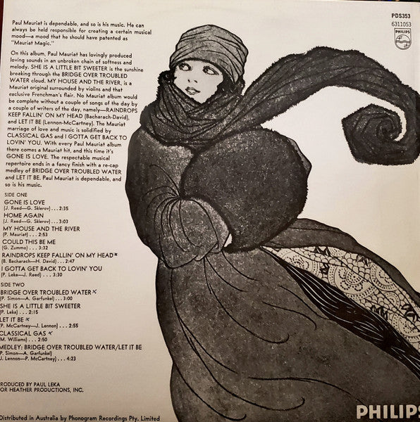 Paul Mauriat : Gone Is Love (LP, Album)