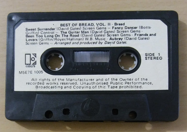 Bread : The Best Of Bread Volume II (Cass, Comp)