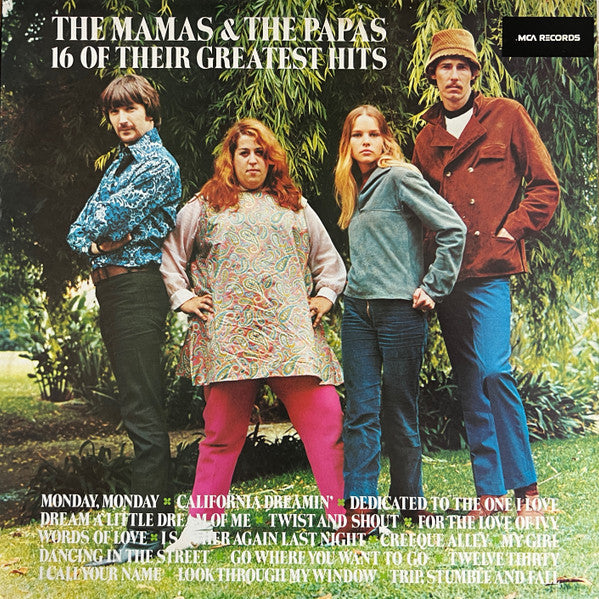The Mamas & The Papas : 16 Of Their Greatest Hits (LP, Comp, RE)