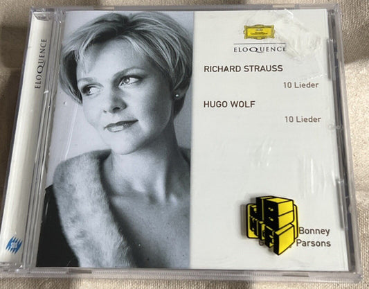 Barbara Bonney, Geoffrey Parsons (2), Hugo Wolf, Richard Strauss : Lieder (CD, Album, RE)