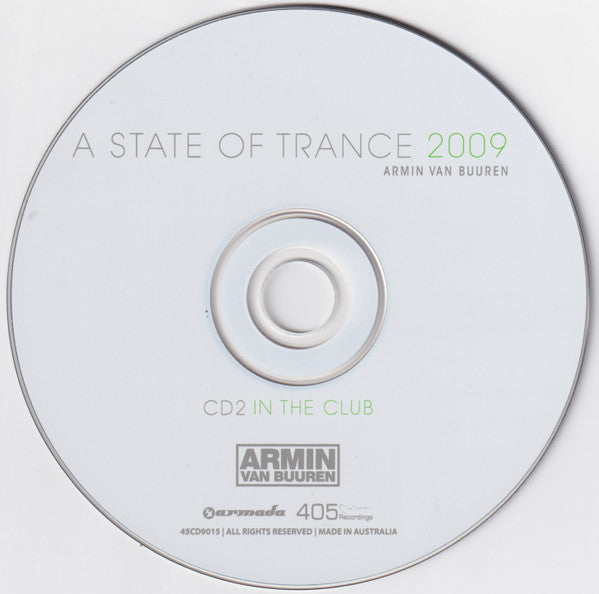 Armin van Buuren : A State Of Trance 2009 (2xCD, Comp, Mixed)