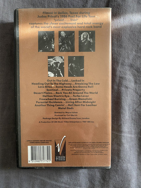 Judas Priest : Priest... Live! (VHS, PAL)