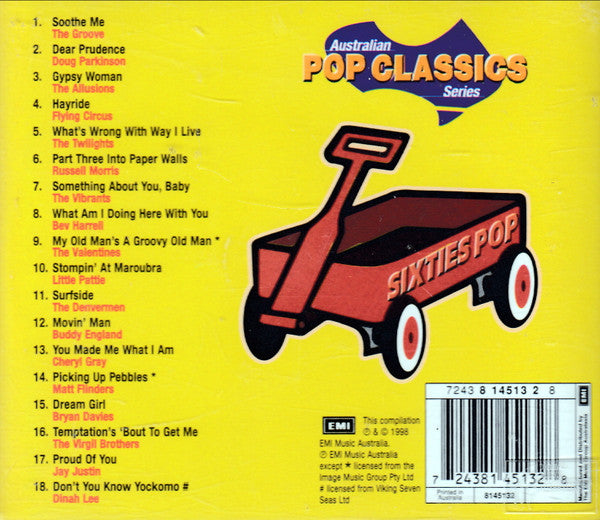 Various : Australian Pop Classics Series 60s Pop Volume 1 (CD, Comp)