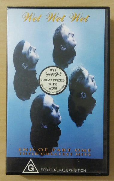 Wet Wet Wet : End Of Part One Their Greatest Hits (VHS, Comp, PAL)