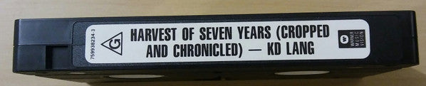 k.d. lang : Harvest Of Seven Years (Cropped And Chronicled) (VHS, Comp, PAL)