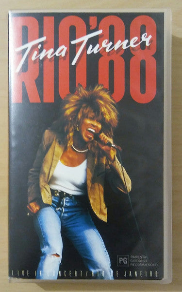 Tina Turner : Rio'88 (Live In Concert / Rio De Janeiro) (VHS, PAL)