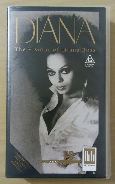 Diana Ross : The Visions Of Diana Ross (VHS, EP, PAL, HI-)
