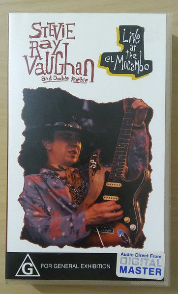 Stevie Ray Vaughan & Double Trouble : Live At The El Mocambo (VHS, PAL)
